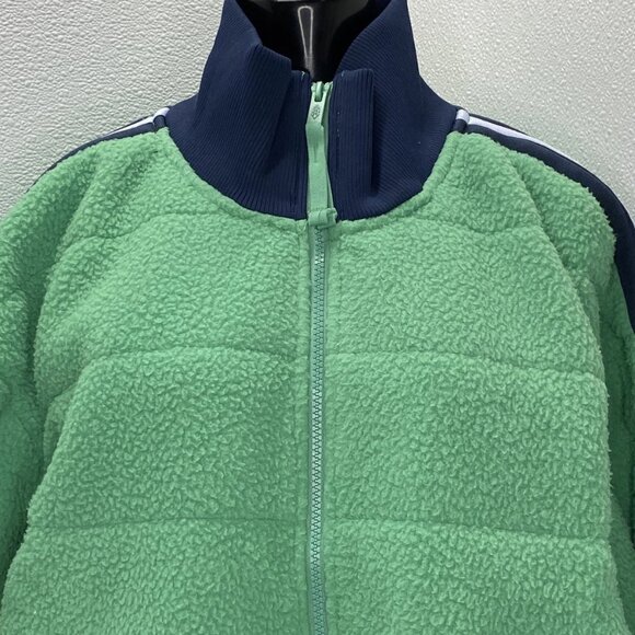 FP Movement by Free People Pippa Sherpa Scrunchy Jacket Green Size M | Full Zip - Picture 11 of 12